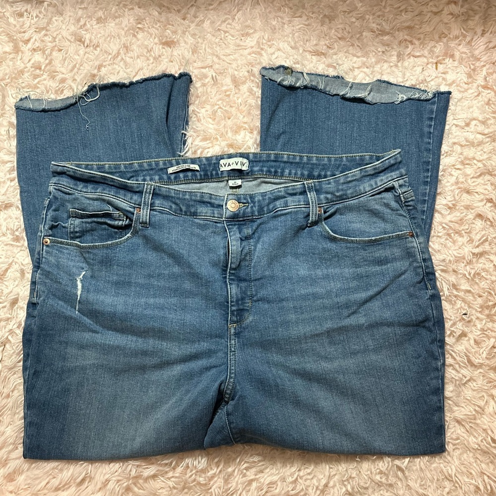 Ava & Viv High Rise Flare Jeans